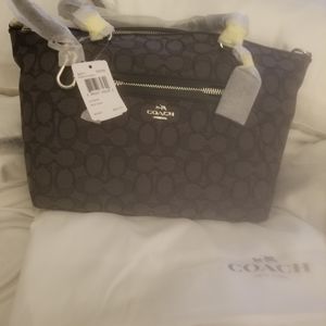 Canvas prari Coach satchel